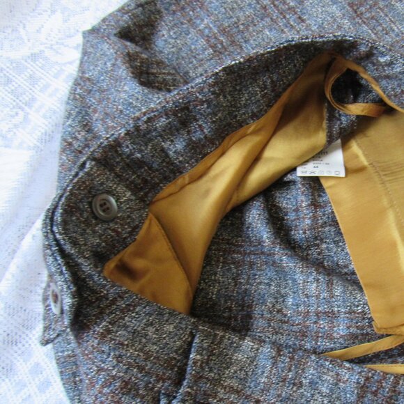 Nierne by giab's Made Italy Grey/Brown/Blue Capri  Women Pants Size 44 IT (M) - Picture 6 of 10